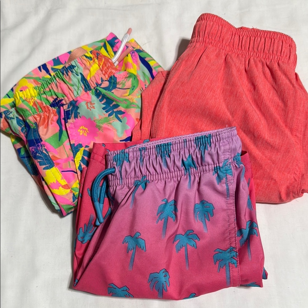 Boys Swim Trunks Elastic Waist